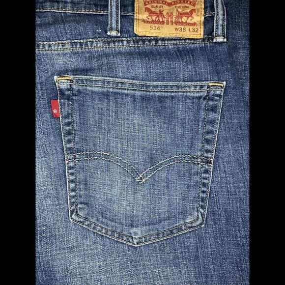 Levi's 514 Straight Fit jeans Size 38x32 - Picture 9 of 9